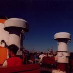 on the ferry