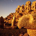 King heads on Mount Nemrut