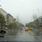 Pictures: Rain at Bagdat Avenue