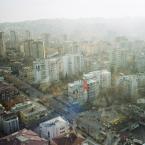 View of the city from inside the Atakule Tower