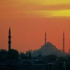 Istanbul evening cityscape