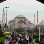 Aya Sofya from the Blue Mosque