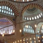 Inside the mosque