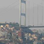 Fatih Sultan Mehmet Bridge from the Bosphorus