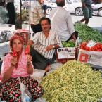 Selling vegetables