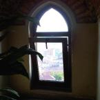 Windows inside  the Galata Tower