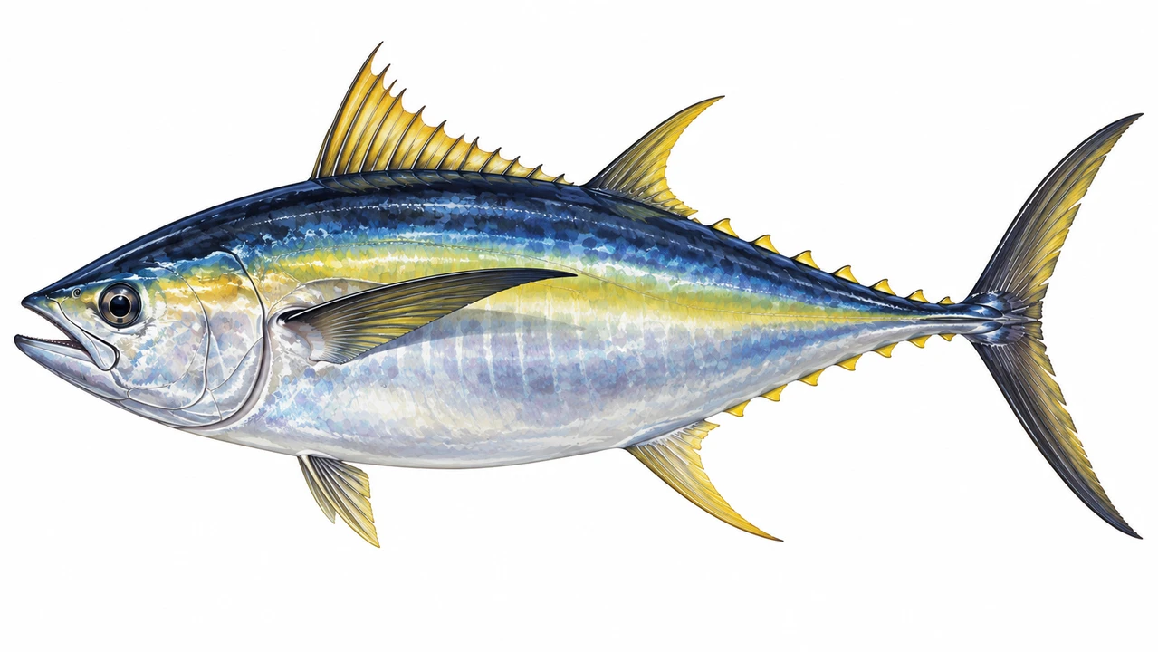 キハダマグロのイラスト