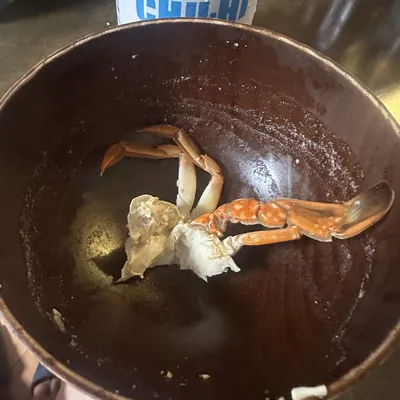 ワタリガニの味噌汁の写真