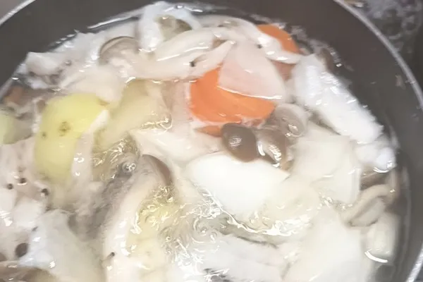氷下魚味噌汁
