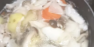 氷下魚味噌汁の写真