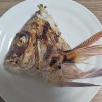 タイお頭の塩焼き