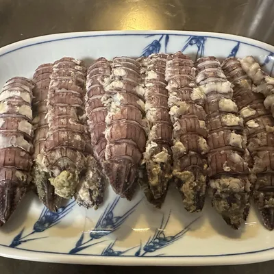シャコの塩茹で
