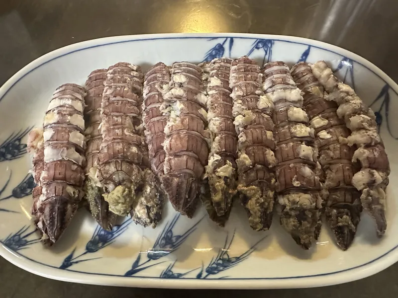 シャコの塩茹で