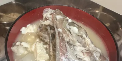 真鯛のあら汁の写真