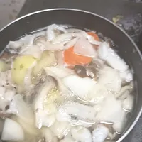 氷下魚味噌汁