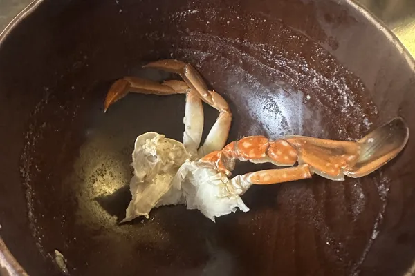 ワタリガニの味噌汁