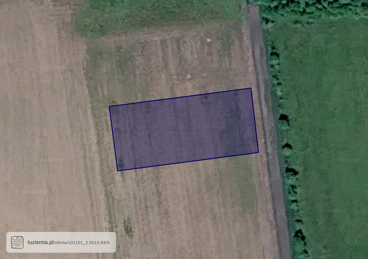 Działka na sprzedaż - Kontrewers (900 m²)