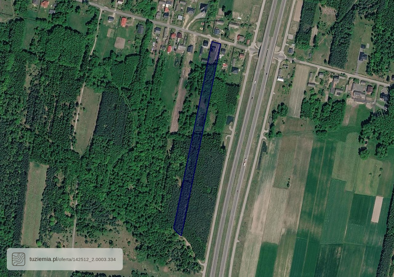 Działka na sprzedaż - Franciszków (1,02 ha)
