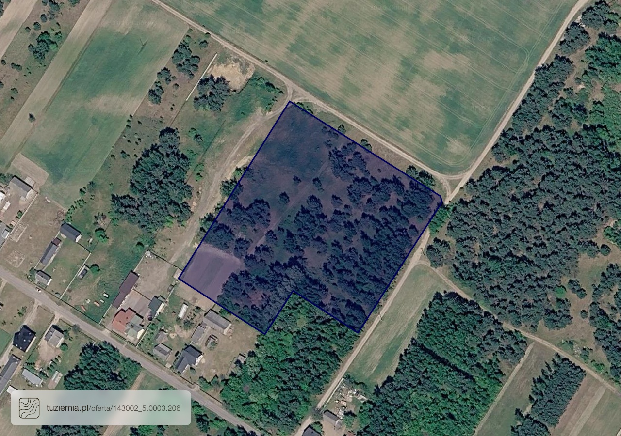 Działka na sprzedaż - Gąsawy Plebańskie (2,02 ha)