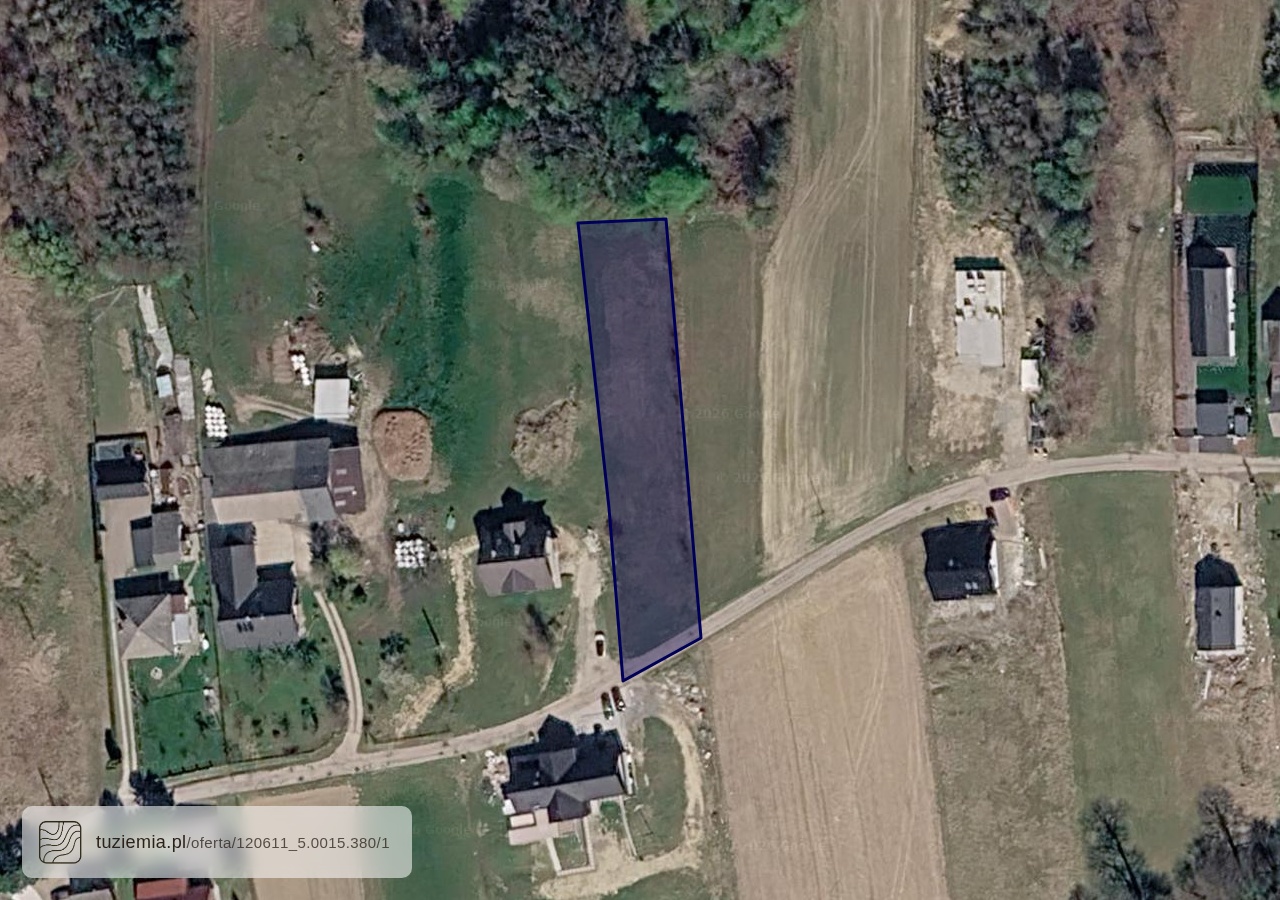 Działka na sprzedaż - Wola Radziszowska (1,300 m²)