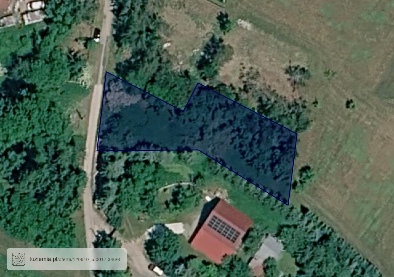 Działka na sprzedaż - Szczodrkowice (1,200 m²)