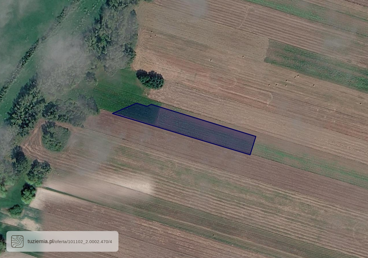 Działka na sprzedaż - Brodnia (8,600 m²)
