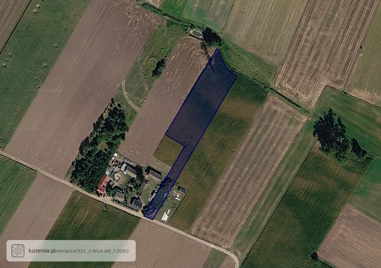 Działka na sprzedaż - Zalesice (6,500 m²)