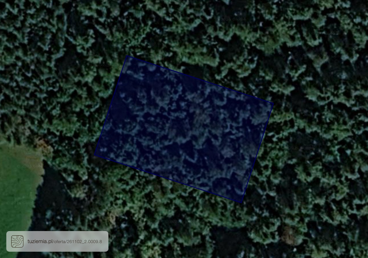 Działka na sprzedaż - Lipie (1,700 m²)