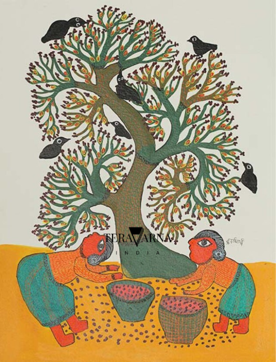 golden gond art