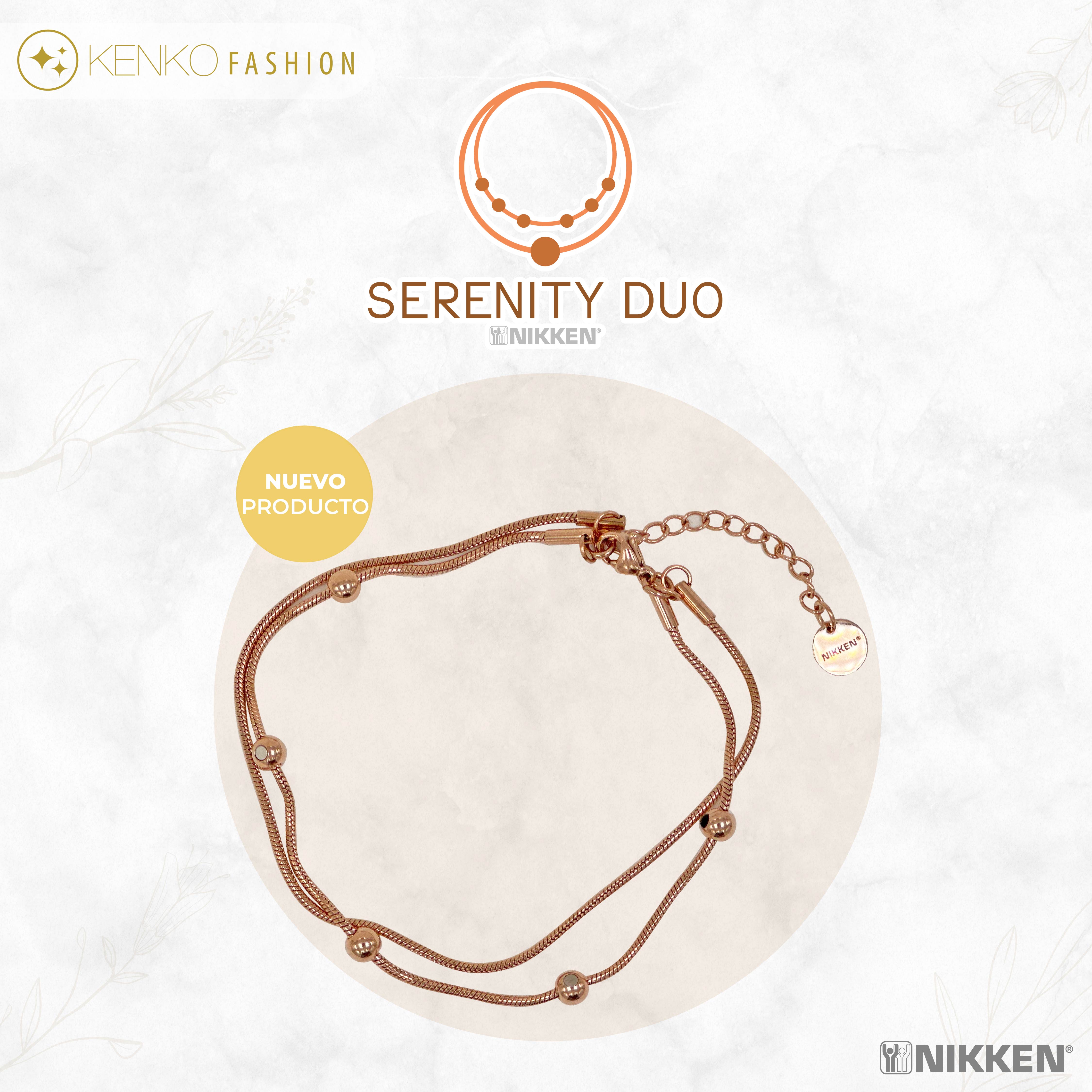 KENKO FASHION SERENITY DUO BRAZALETE TONO DORADO