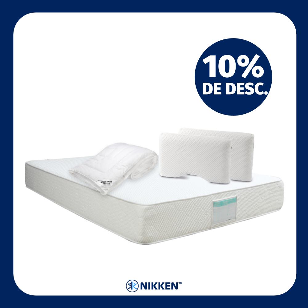 PAQUETE SISTEMA DE SUE&Ntilde;O COLCH&Oacute;N - 2 PLAZAS