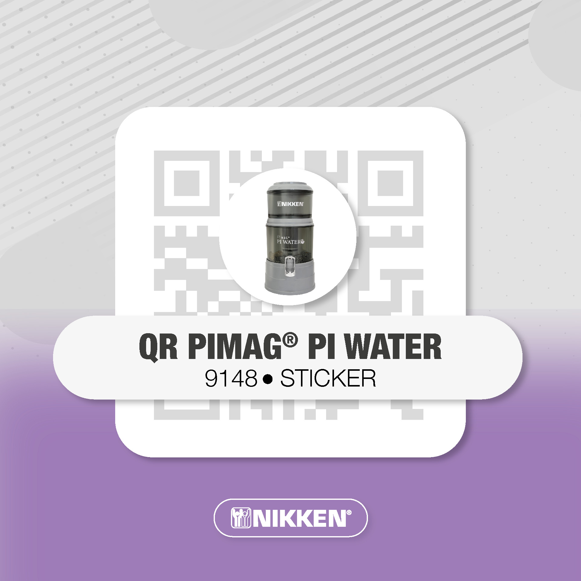 STICKER QR PIMAG PI WATER