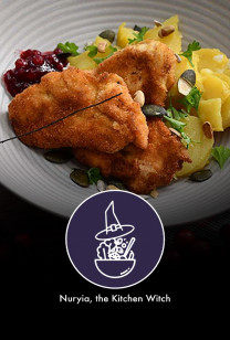 Nuryia, the Kitchen Witch - Putenschnitzel mit Kartoffelsalat