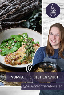 Nuryia, the Kitchen Witch - Low Carb Gratinierte Putenschnitzel