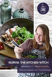 Nuryia, the Kitchen Witch - Erbsen Donburi Mit Faschiertem