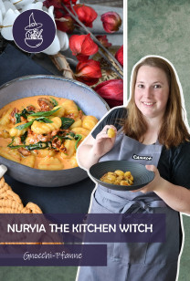 Nuryia, the Kitchen Witch - Gnocchi-Pfanne mit Tomaten & Spinat