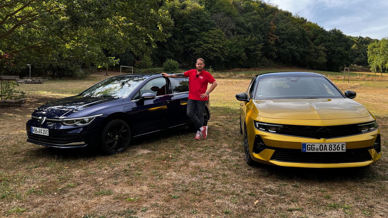 VW Golf PHEV vs. Opel Astra PHEV