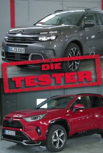 Die Tester - Toyota RAV4 PHEV vs. Citroen C5 Aircross PHEV