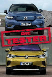 Die Tester - VW ID.4 vs. Volvo XC40 Recharge