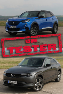 Die Tester - Mazda MX-30 vs. Peugeot e-2008