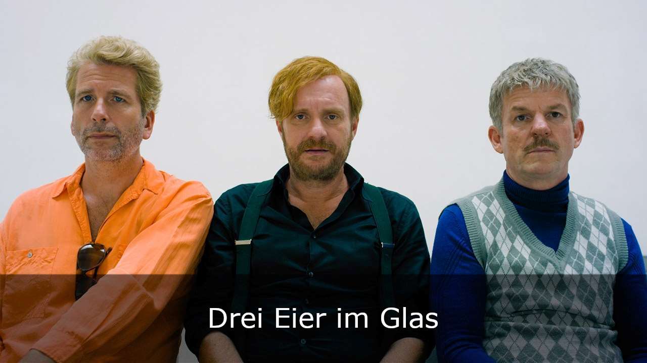 Drei Eier im Glas