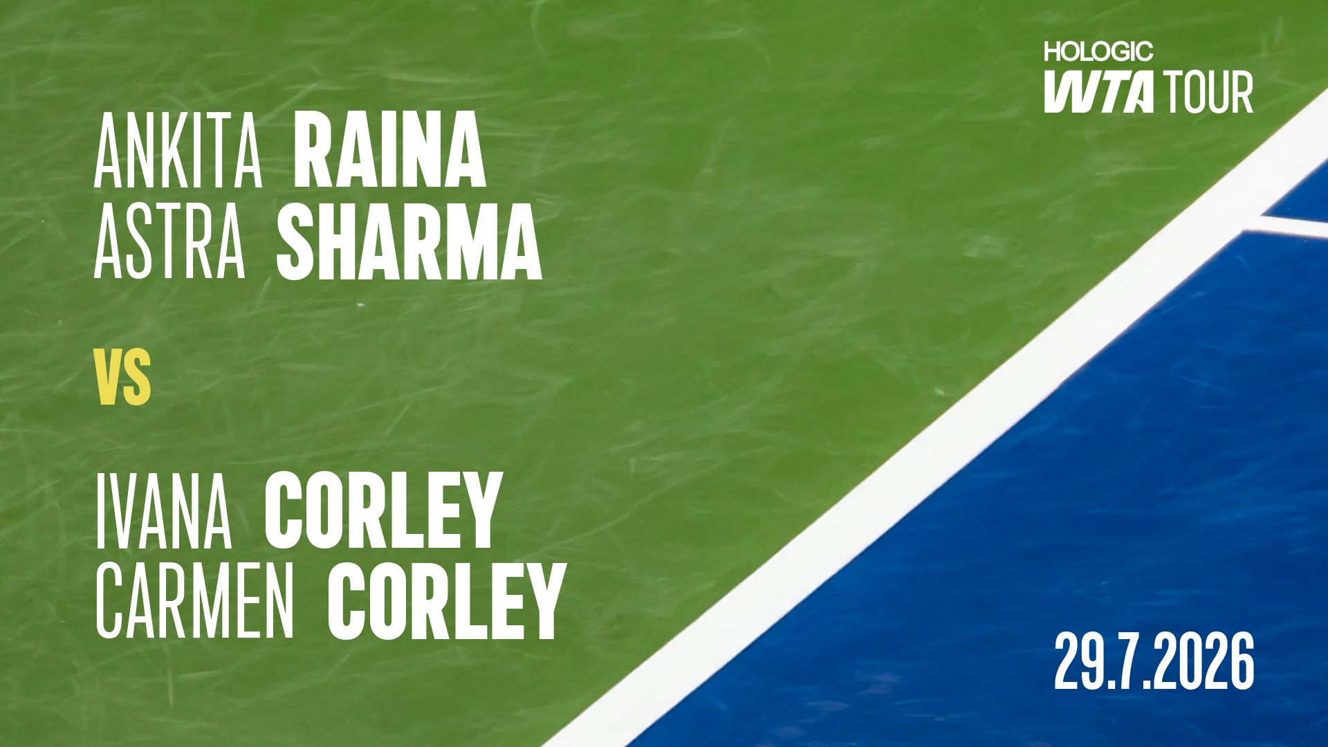 A Raina and A Sharma vs I Corley and C Corley Match Highlights - MEMPHIS_Court 2 ( July 29, 2026)