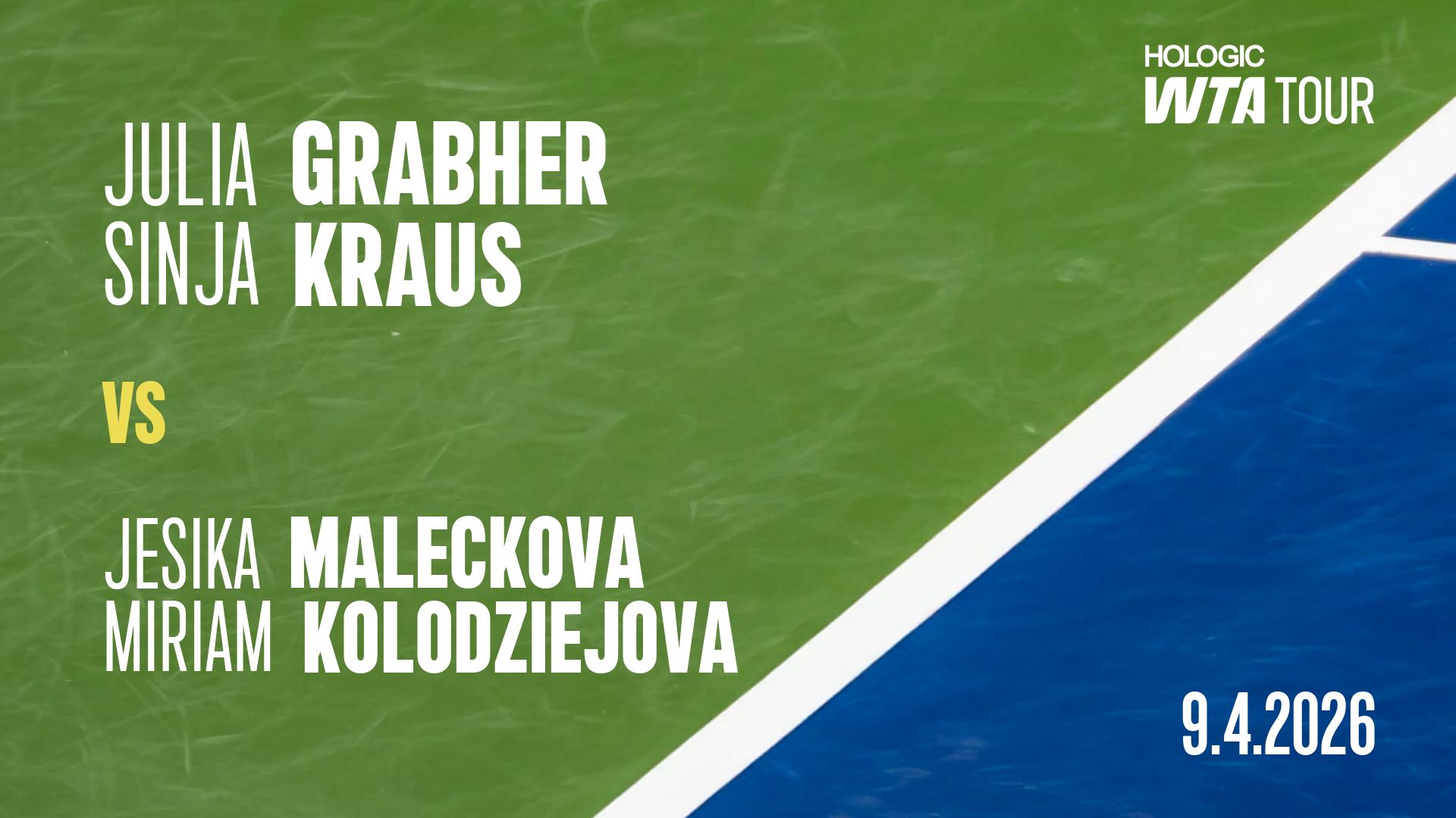 J Grabher and S Kraus vs J Maleckova and M Kolodziejova Match Highlights - LINZ_Match Court 1 ( April 09, 2026)