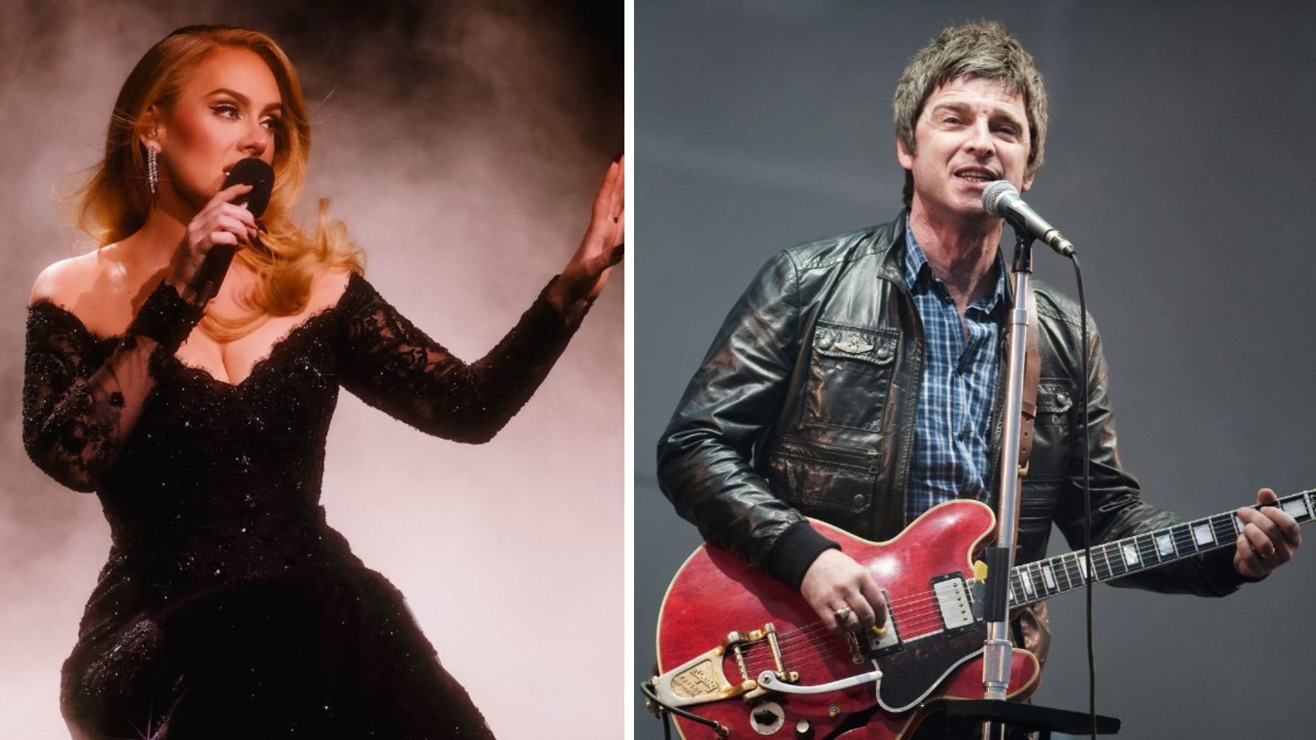 Adele y Noel Gallagher.