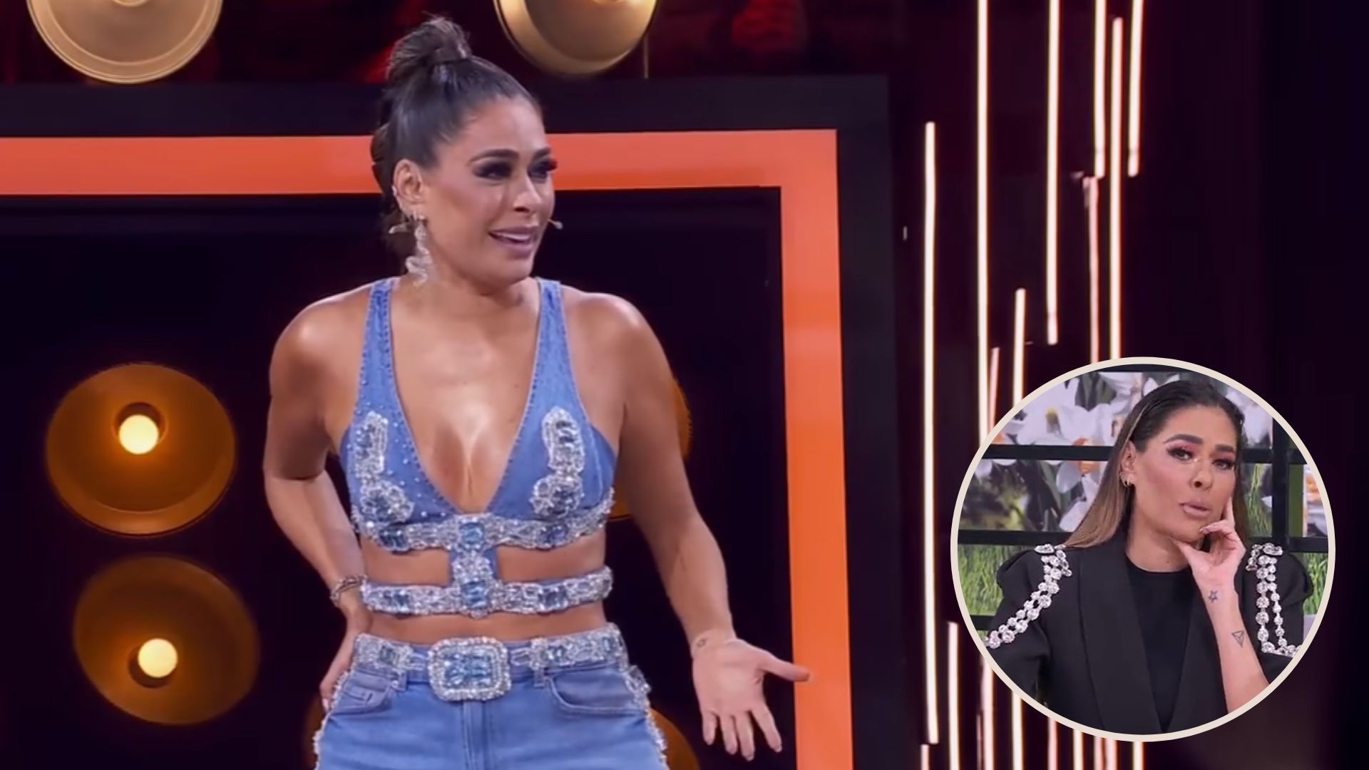 Galilea Montijo en la gala de la cuarta eliminación de la Casa de los Famosos México 2023.