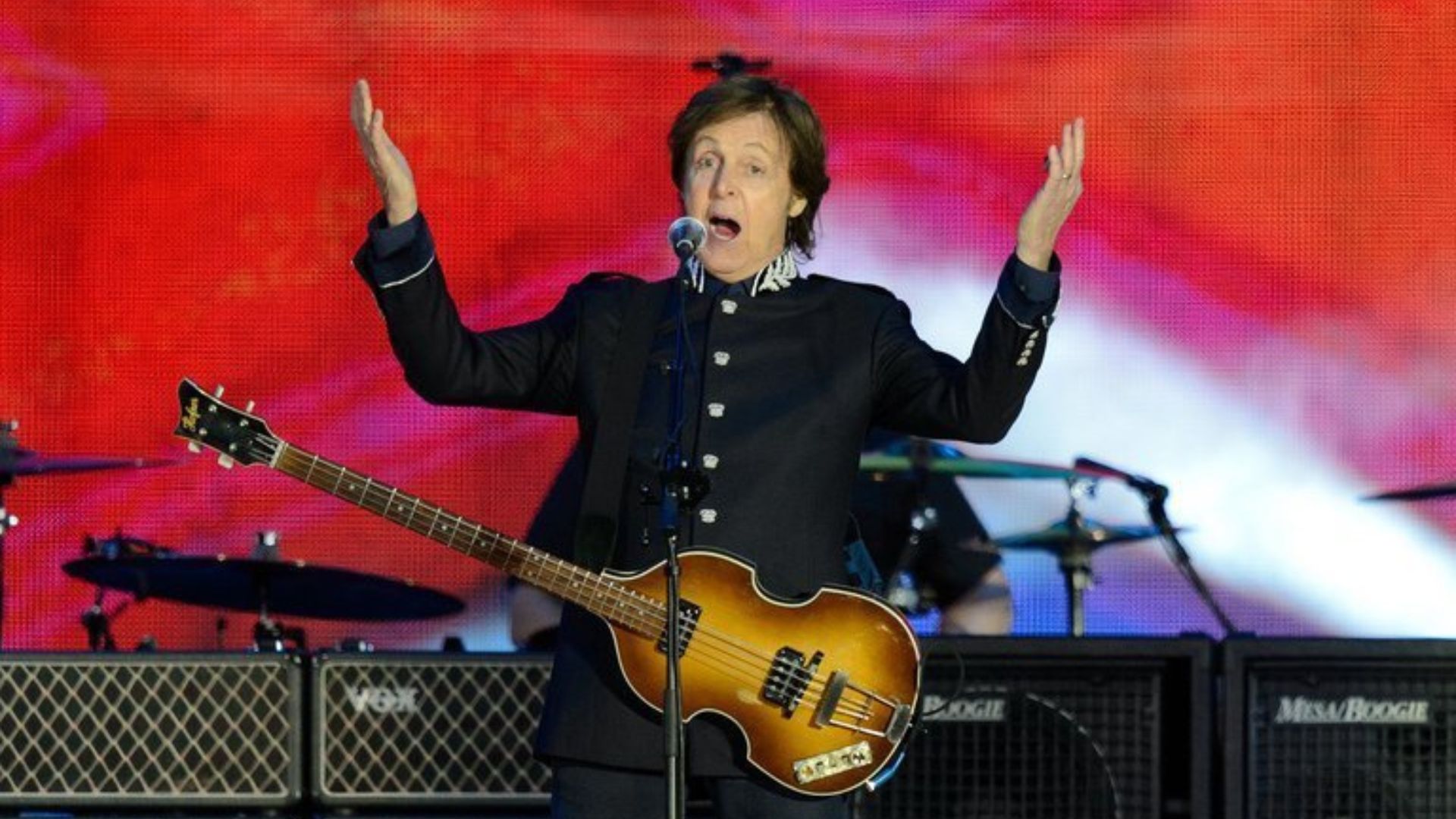 Cantante británico Paul McCartney