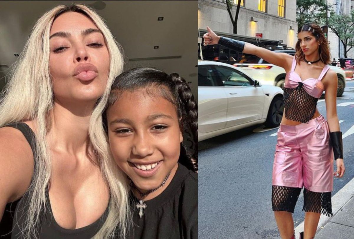 Mar de Regil y Kim Kardashian con su hija North