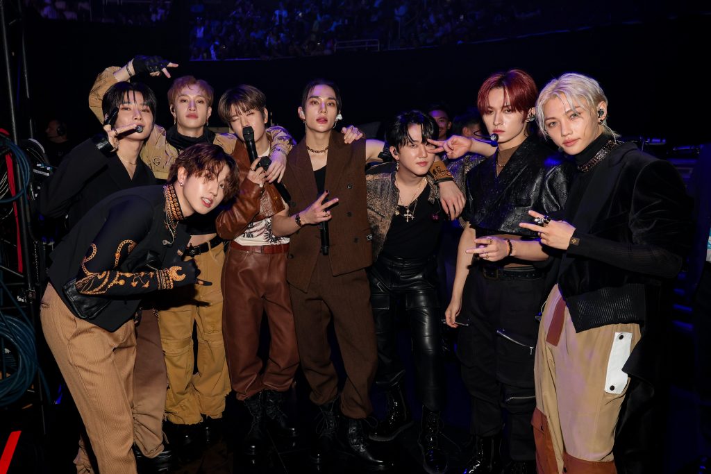 Stray Kids en backstage de VMAs