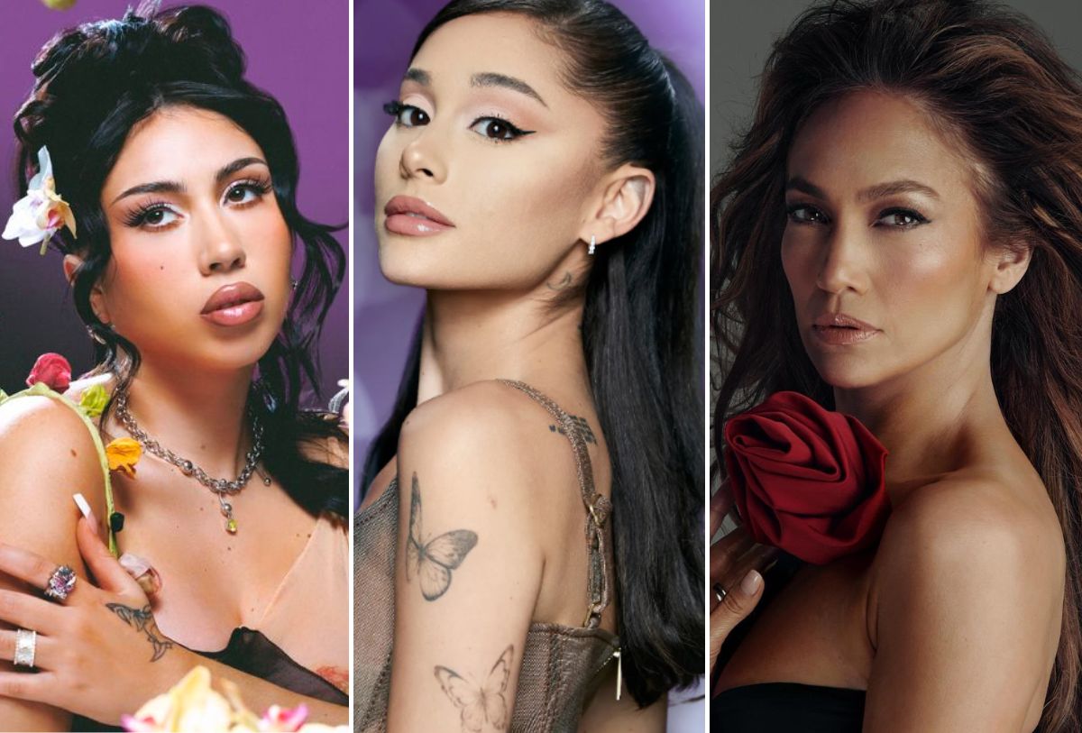 Kali Uchis, Ariana Grande y Jennifer Lopez