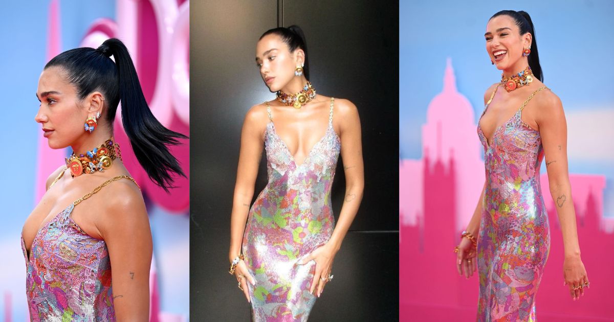 Dua Lipa en presentación de Barbie en Londres